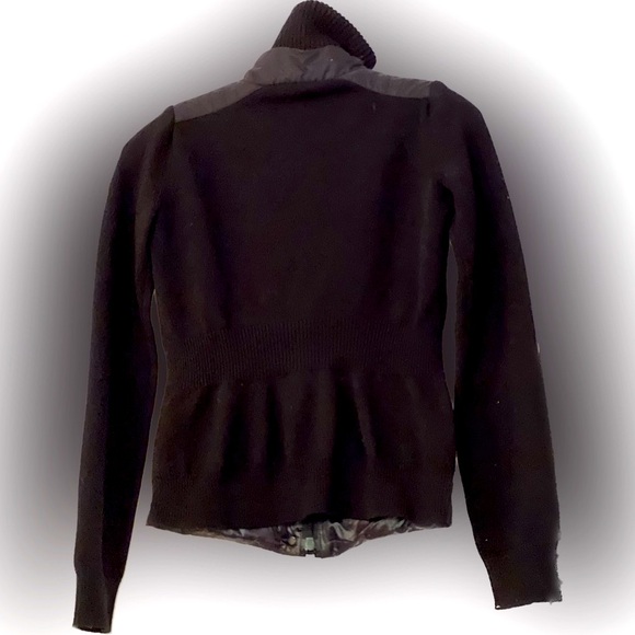 Moncler Down-panelled Wool Jacket Woman size xs - Picture 2 of 6